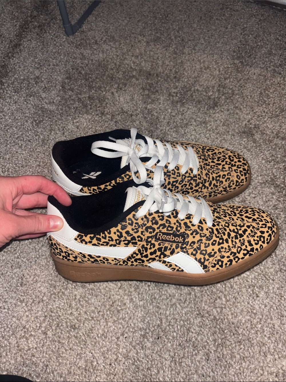 Leopard Print Reebok Sneakers